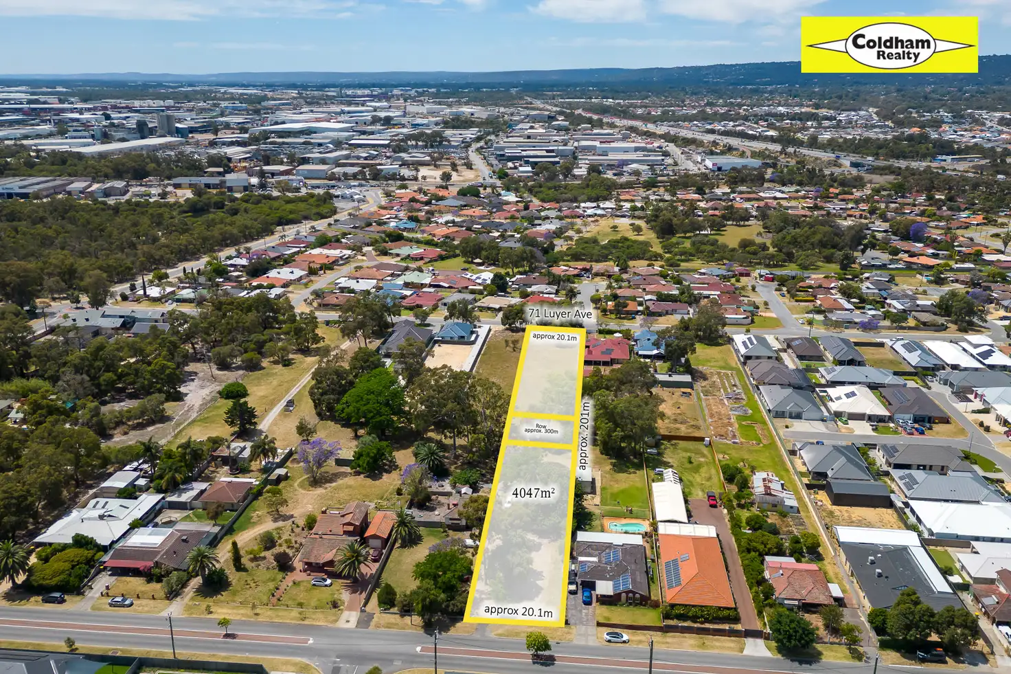 Main view of Homely land listing, 71 Luyer Avenue, East Cannington WA 6107