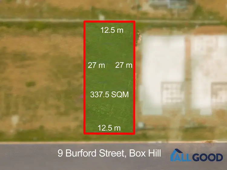 Main view of Homely land listing, LOT 209, 9 Burford Street, Box Hill NSW 2765