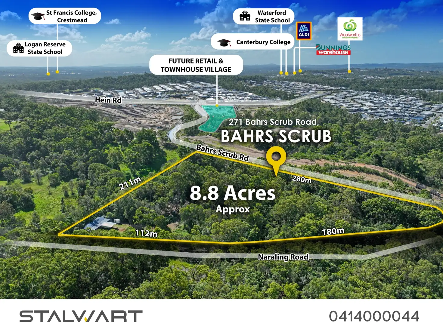 Main view of Homely land listing, 271 Bahrs Scrub Road, Bahrs Scrub QLD 4207