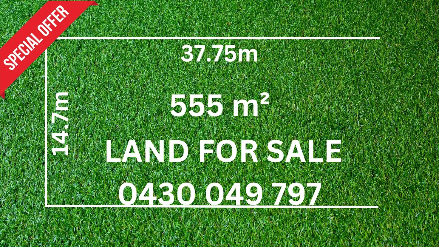 Main view of Homely land listing, Address available on request