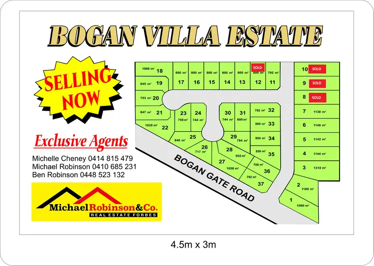 Main view of Homely land listing, Lots 2-7 Bogan Villa Estate, Forbes NSW 2871