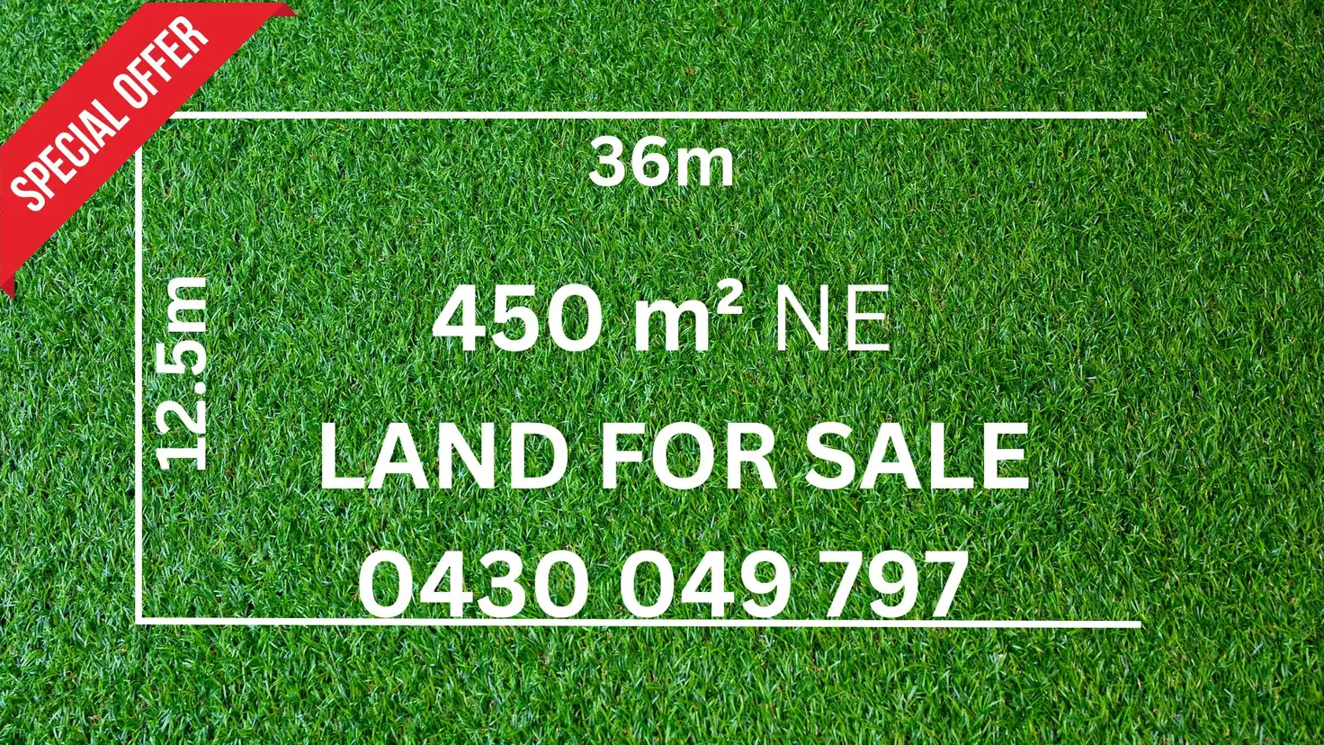 Main view of Homely land listing, Address available on request