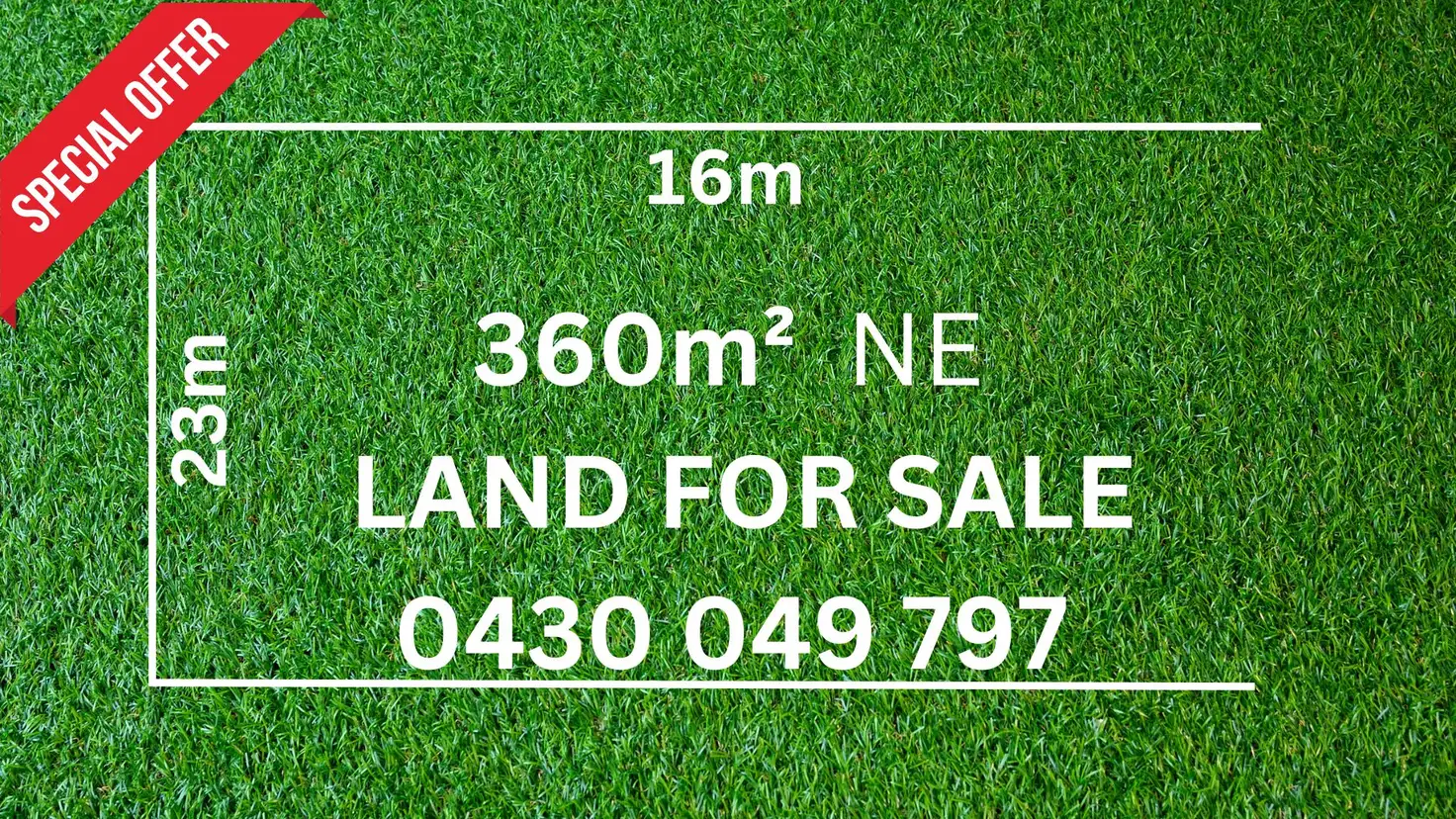 Main view of Homely land listing, Address available on request