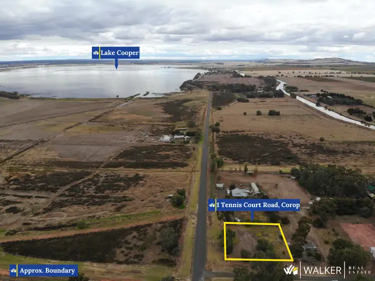 Second view of Homely land listing, 1 Tennis Court Road, Corop VIC 3559