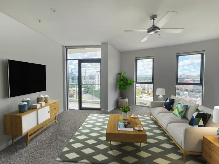 Second view of Homely apartment listing, 1005/35 Campbell Street, Bowen Hills QLD 4006