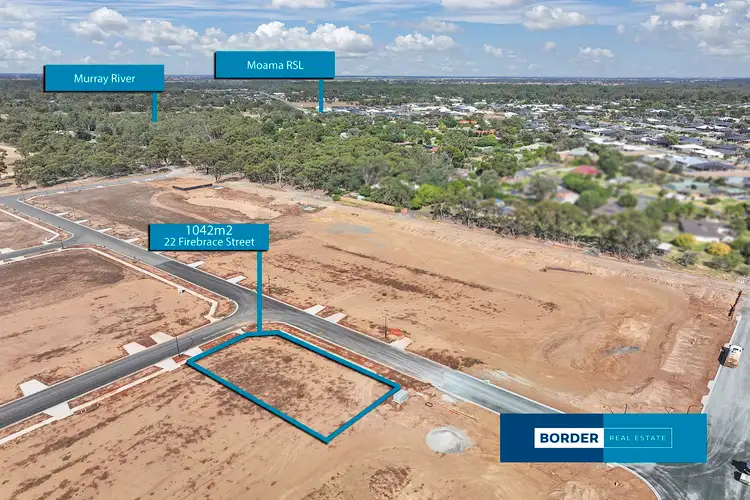Main view of Homely land listing, 22 Firebrace Street, Moama NSW 2731