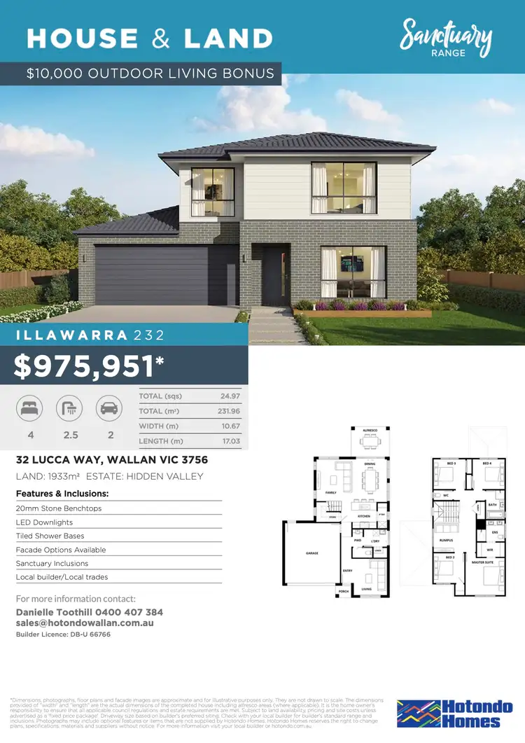 Sixth view of Homely land listing, 32 Lucca Way, Hidden Valley VIC 3756