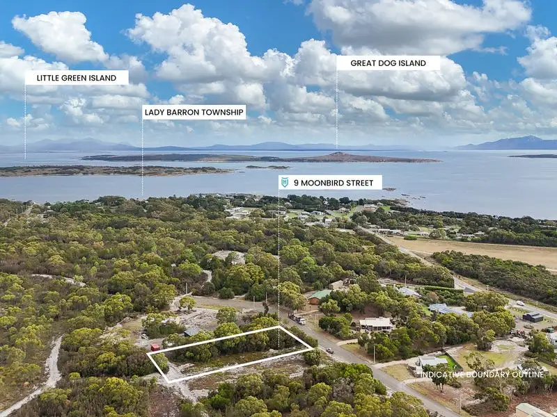 Main view of Homely land listing, 9 Moonbird Street, Lady Barron TAS 7255