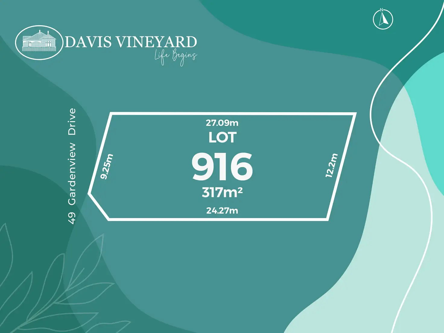 Main view of Homely land listing, LOT Lot 916, 49 Gardenview Drive, Diggers Rest VIC 3427