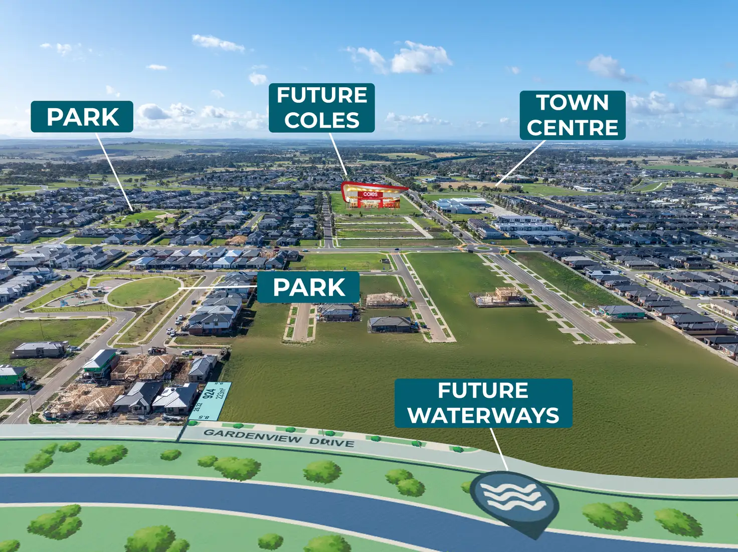 Main view of Homely land listing, LOT Lot 924, 33 Gardenview Drive, Diggers Rest VIC 3427