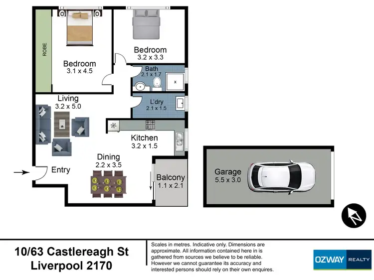 Main view of Homely apartment listing, 10/63 Castlereagh Street, Liverpool NSW 2170