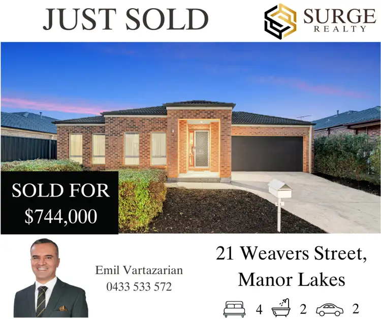 21 Weavers Street, Manor Lakes VIC 3024