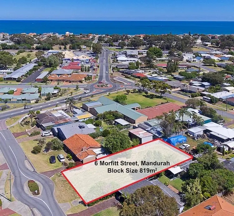 Main view of Homely land listing, 6 MORFITT STREET, Mandurah WA 6210