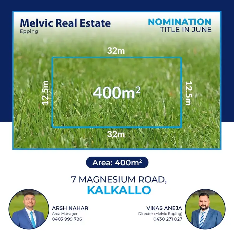 LOT 32848, 7 Magnesium Road, Kalkallo VIC 3064