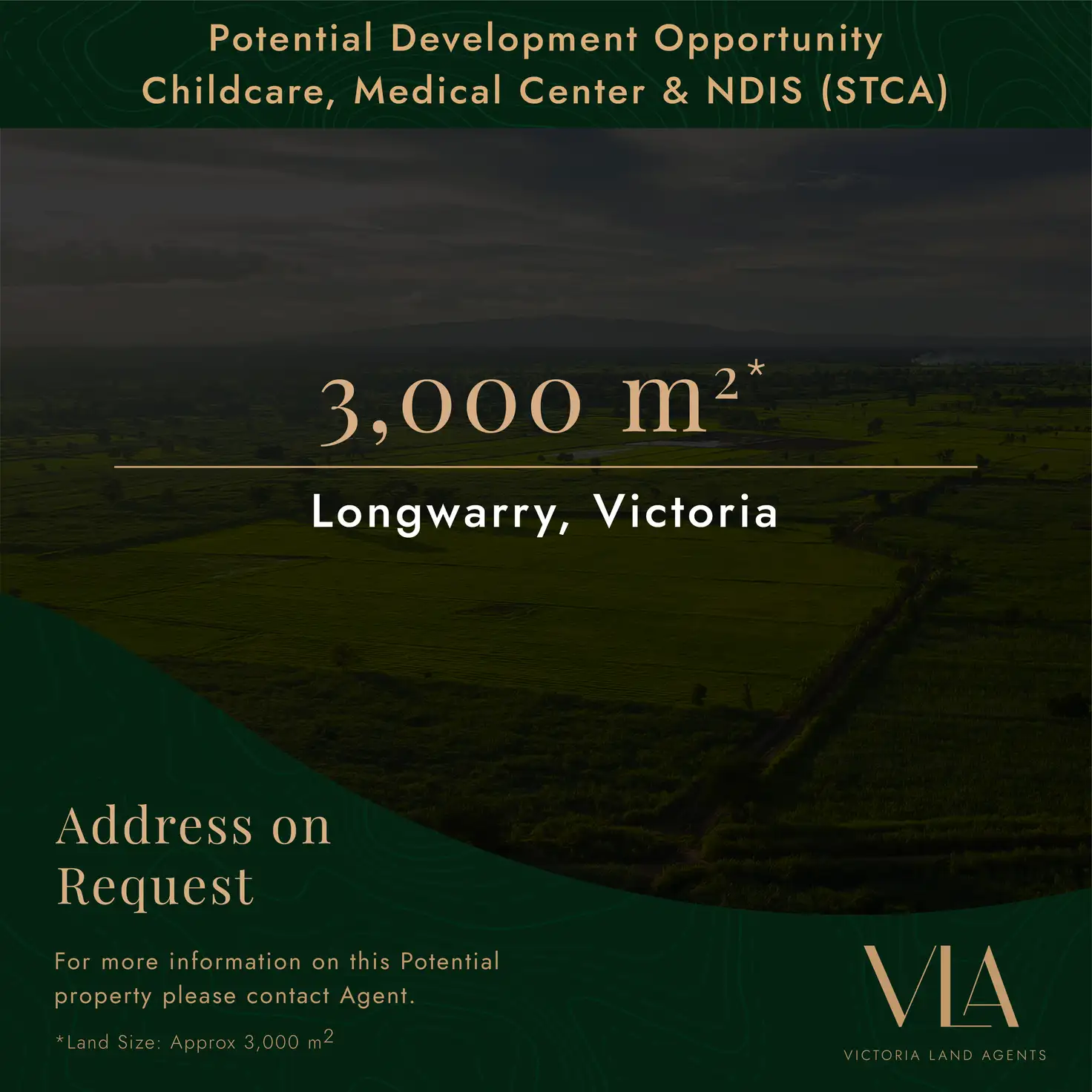 Main view of Homely land listing, Address available on request