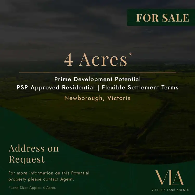 Main view of Homely land listing, Address available on request