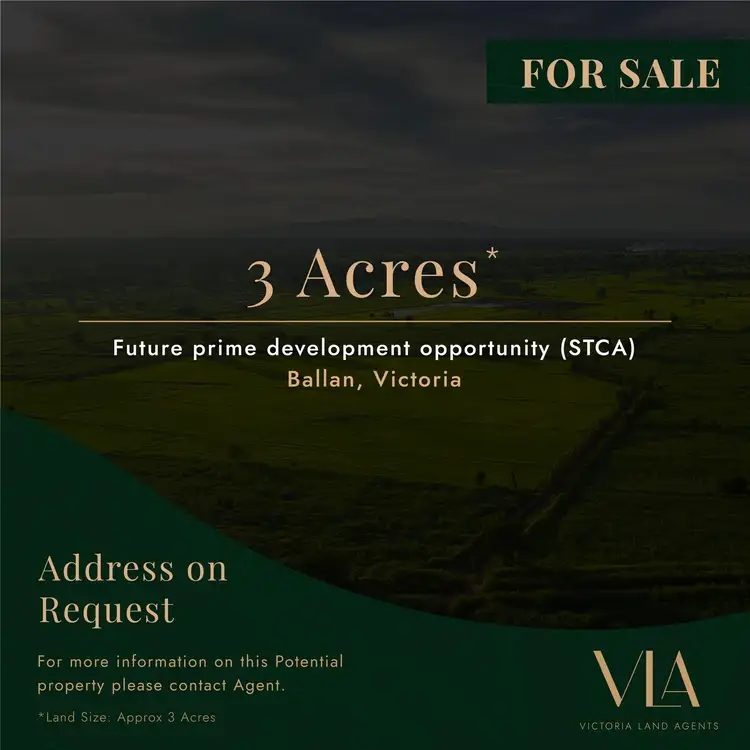 Main view of Homely land listing, Address available on request