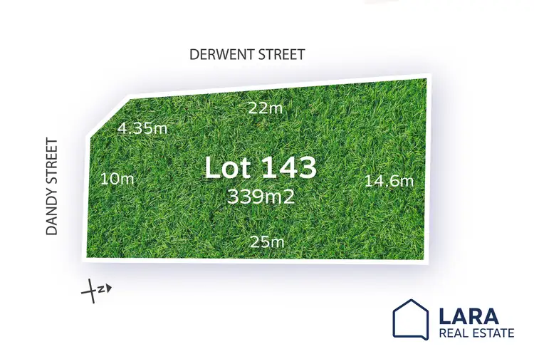 Main view of Homely land listing, 1 Danby Terrace, Lara VIC 3212