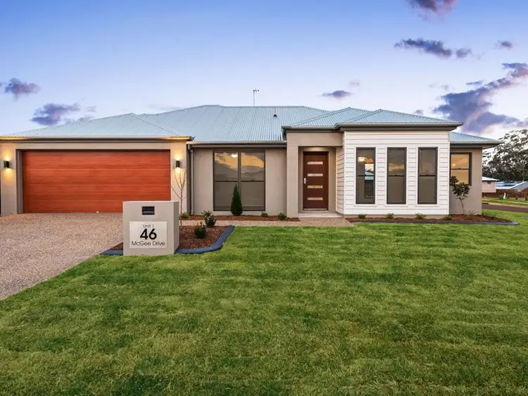 Main view of Homely semi-detached listing, 1/46 McGee Drive, Kearneys Spring QLD 4350