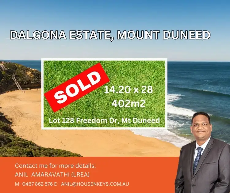 Main view of Homely land listing, LOT 128, 46 FREEDOM DRIVE, Mount Duneed VIC 3217