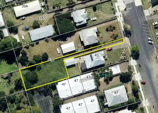 Main view of Homely land listing, 43A Powers Street, Bundaberg West QLD 4670