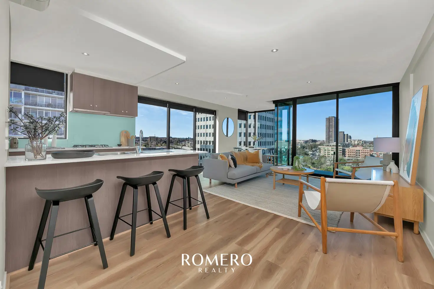 Main view of Homely apartment listing, 1407/83 Queens Road, Melbourne VIC 3004