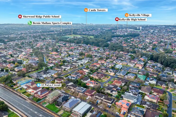 Second view of Homely house listing, 33 Patya Circuit, Kellyville NSW 2155