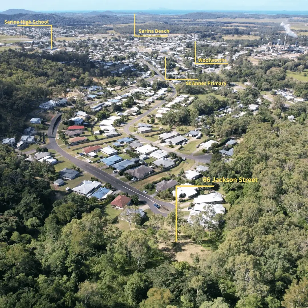 Main view of Homely land listing, 66 JACKSON STREET, Sarina QLD 4737