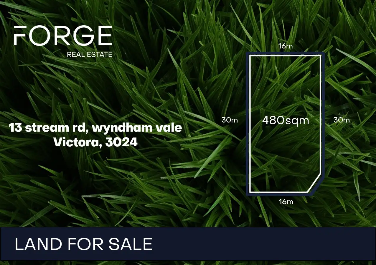 Main view of Homely land listing, 13 Stream Road, Wyndham Vale VIC 3024