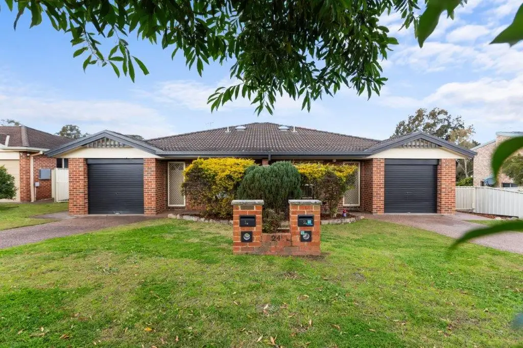 Main view of Homely semi-detached listing, 24 Decora Crescent, Warabrook NSW 2304