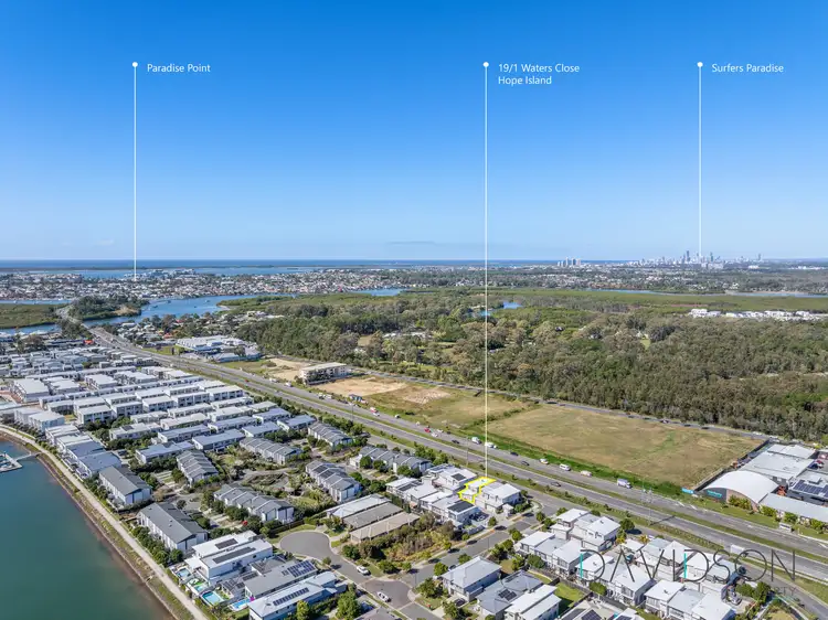 Main view of Homely townhouse listing, 19/1 Waters Close, Hope Island QLD 4212