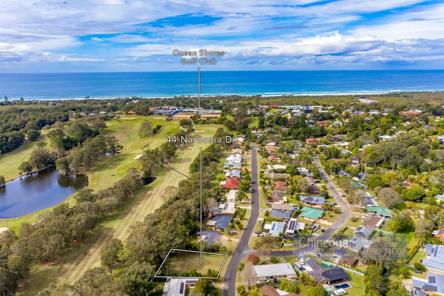 Main view of Homely land listing, 44 Narooma Drive, Ocean Shores NSW 2483