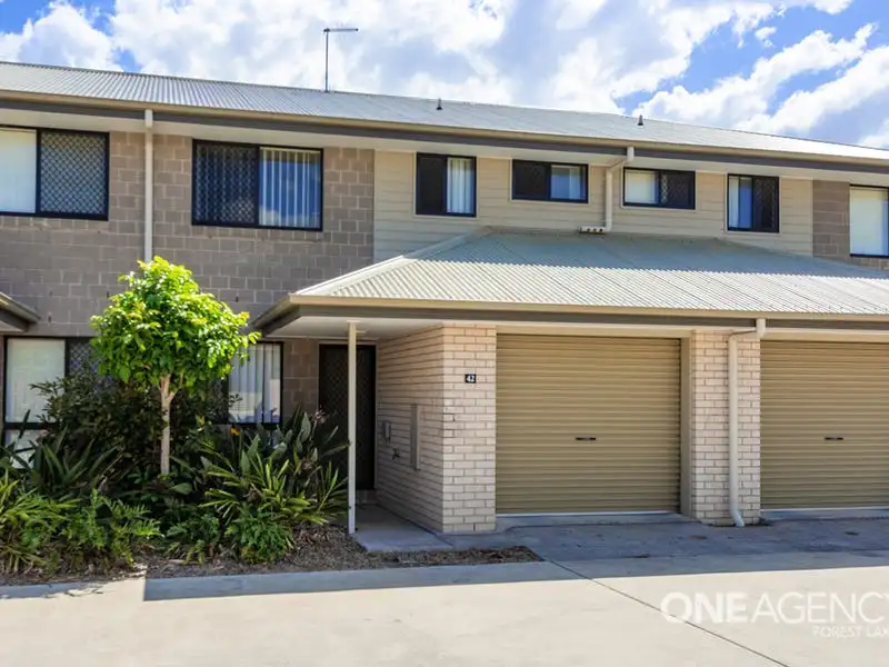 Main view of Homely townhouse listing, Unit 42/125 Orchard Rd, Richlands QLD 4077