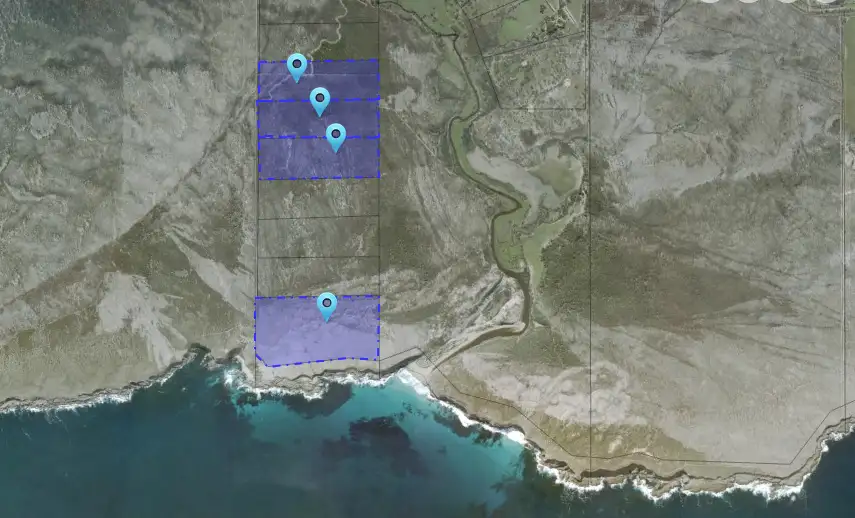 Main view of Homely land listing, LOT 826, 827, 828, 829, South South Coast Road, Kangaroo Island, Stun'sail Boom SA 5223