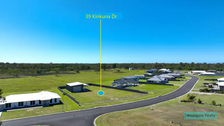 Main view of Homely land listing, 39 KINKUNA DRIVE, Woodgate QLD 4660