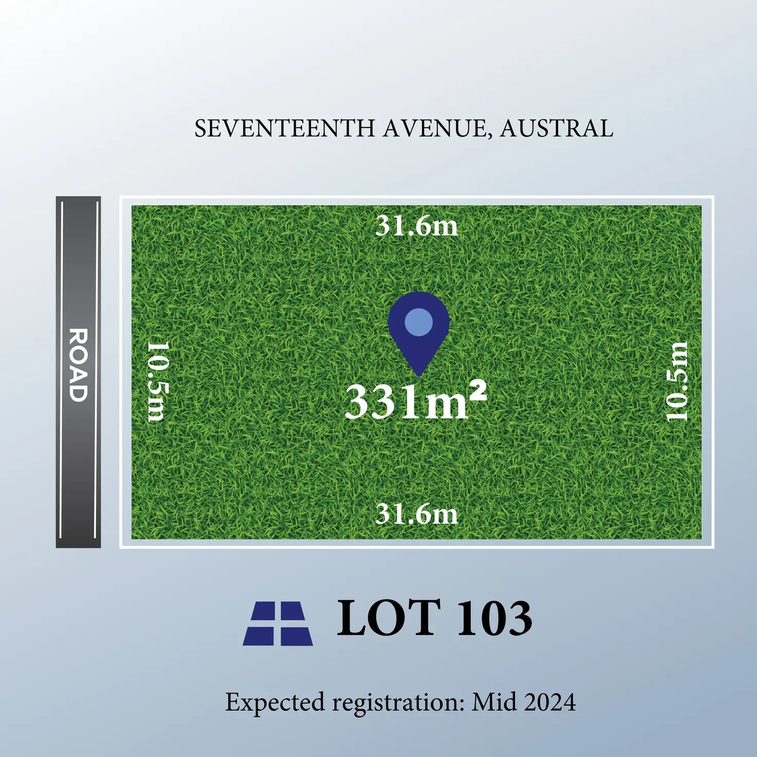 Main view of Homely land listing, LOT 103, Seventeenth Avenue, Austral NSW 2179