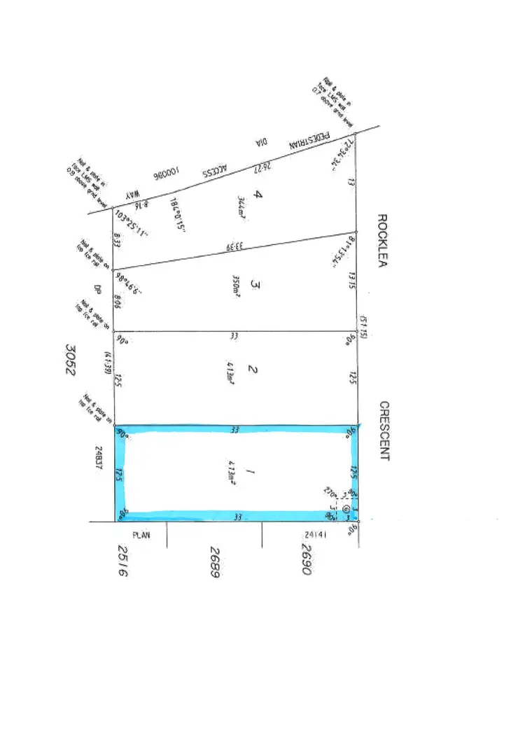 Third view of Homely land listing, 1/23 Rocklea Crescent, Ellenbrook WA 6069