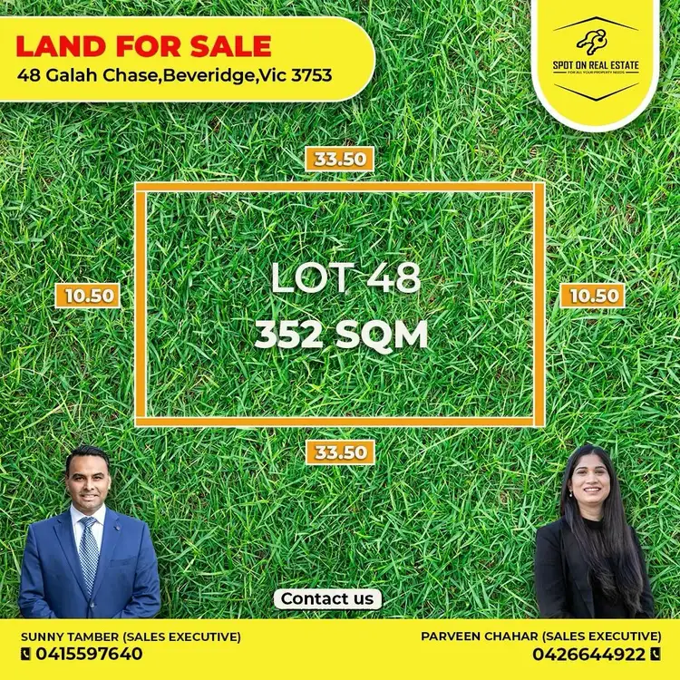 Main view of Homely land listing, 48 Galah Chase, Beveridge VIC 3753