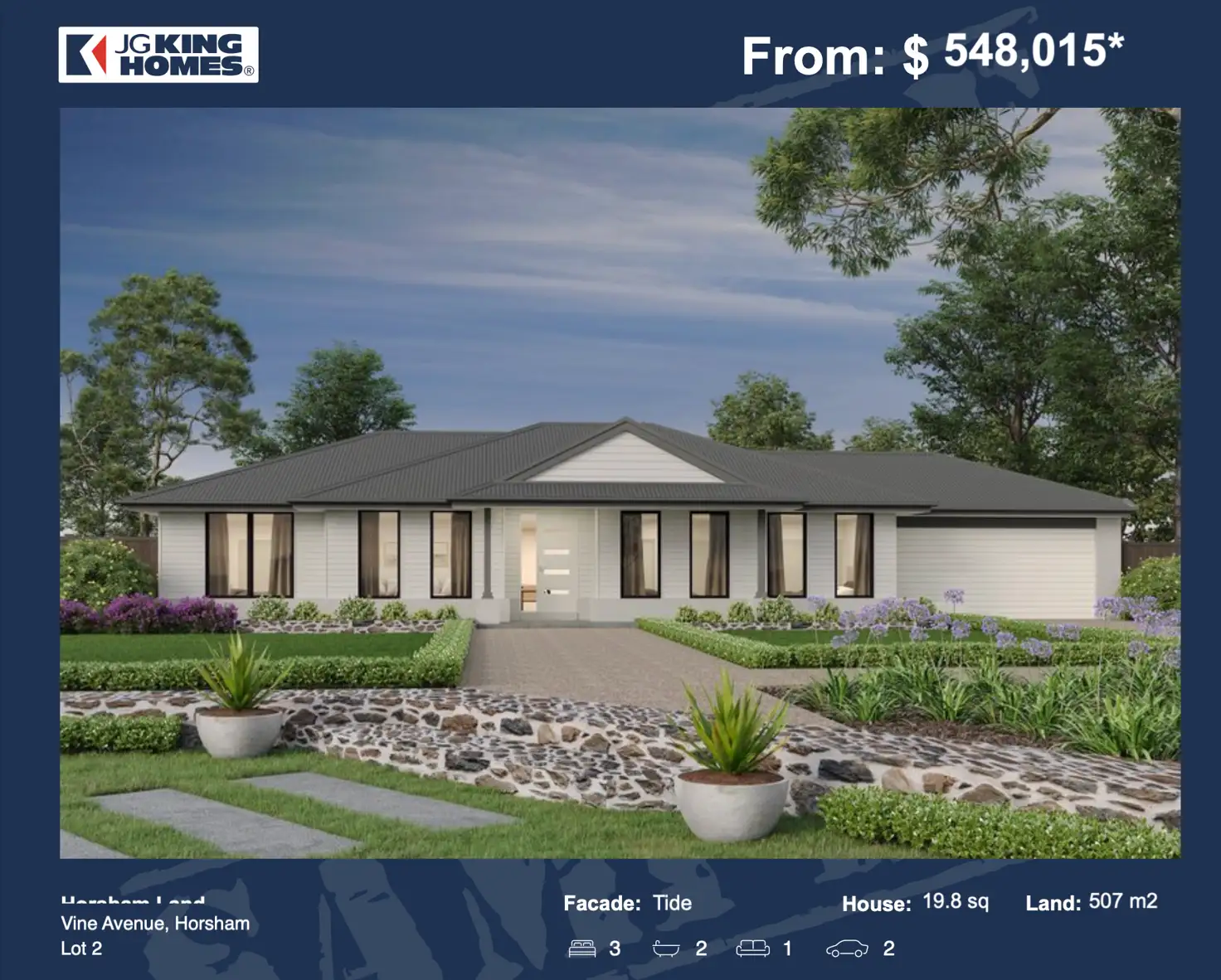Main view of Homely house listing, Lot 2/34 Williams Road, Horsham VIC 3400