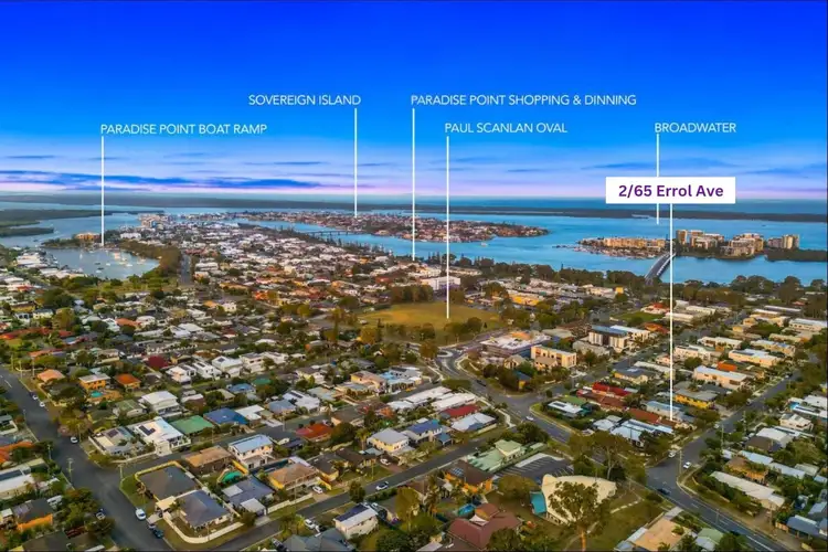 Fourth view of Homely semi-detached listing, 2/65 Errol Avenue, Paradise Point QLD 4216