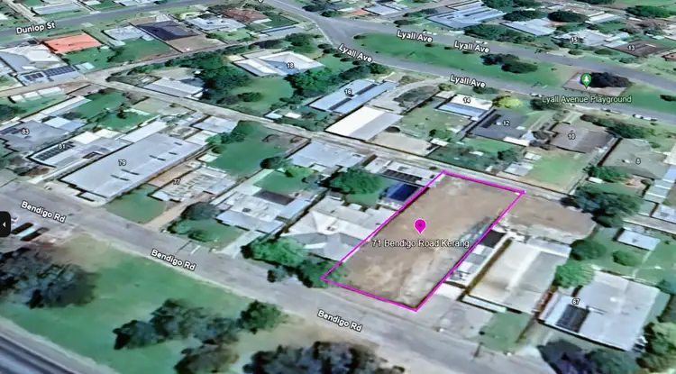Main view of Homely land listing, 71 Bendigo Road, Kerang VIC 3579