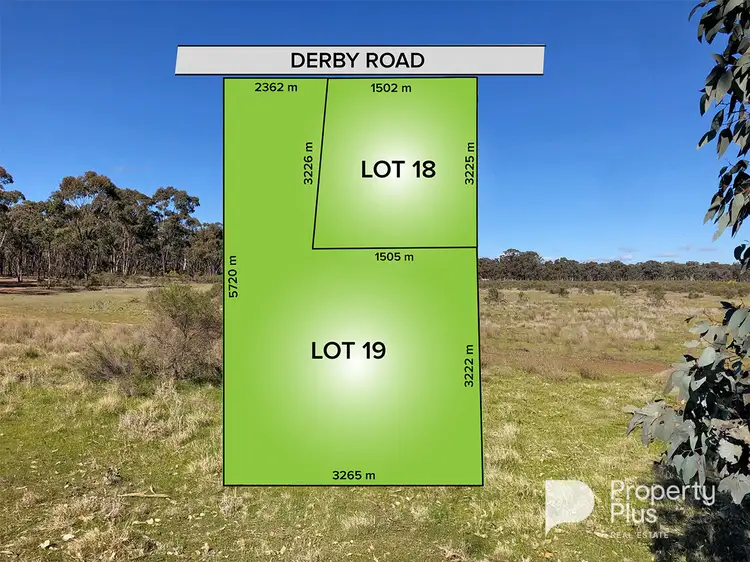 Main view of Homely land listing, LOT 18 & 19 Derby Road, Campbells Forest VIC 3556