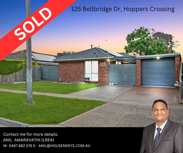 125 BELLBRIDGE DRIVE, Hoppers Crossing VIC 3029