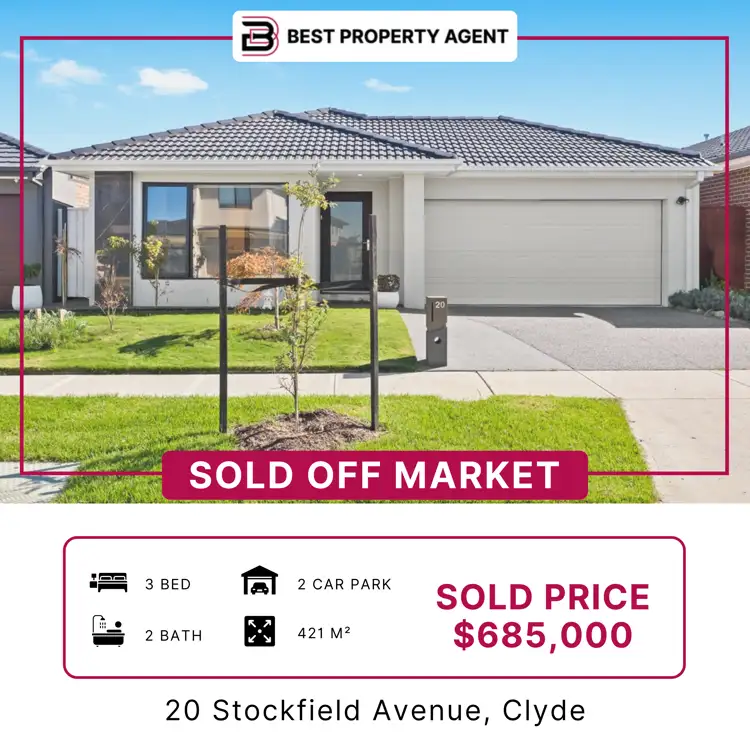 Main view of Homely house listing, 20 Stockfield Avenue, Clyde VIC 3978