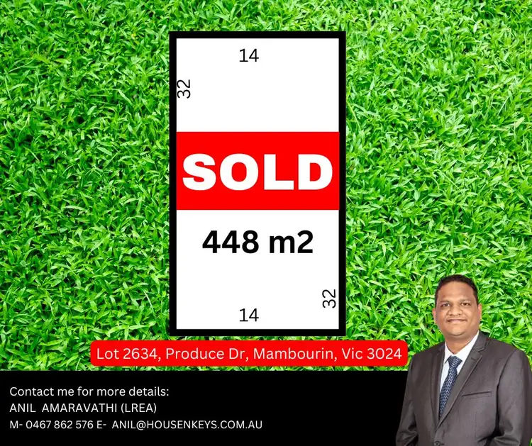 Main view of Homely land listing, LOT 2634 Produce Dr, Mambourin VIC 3024