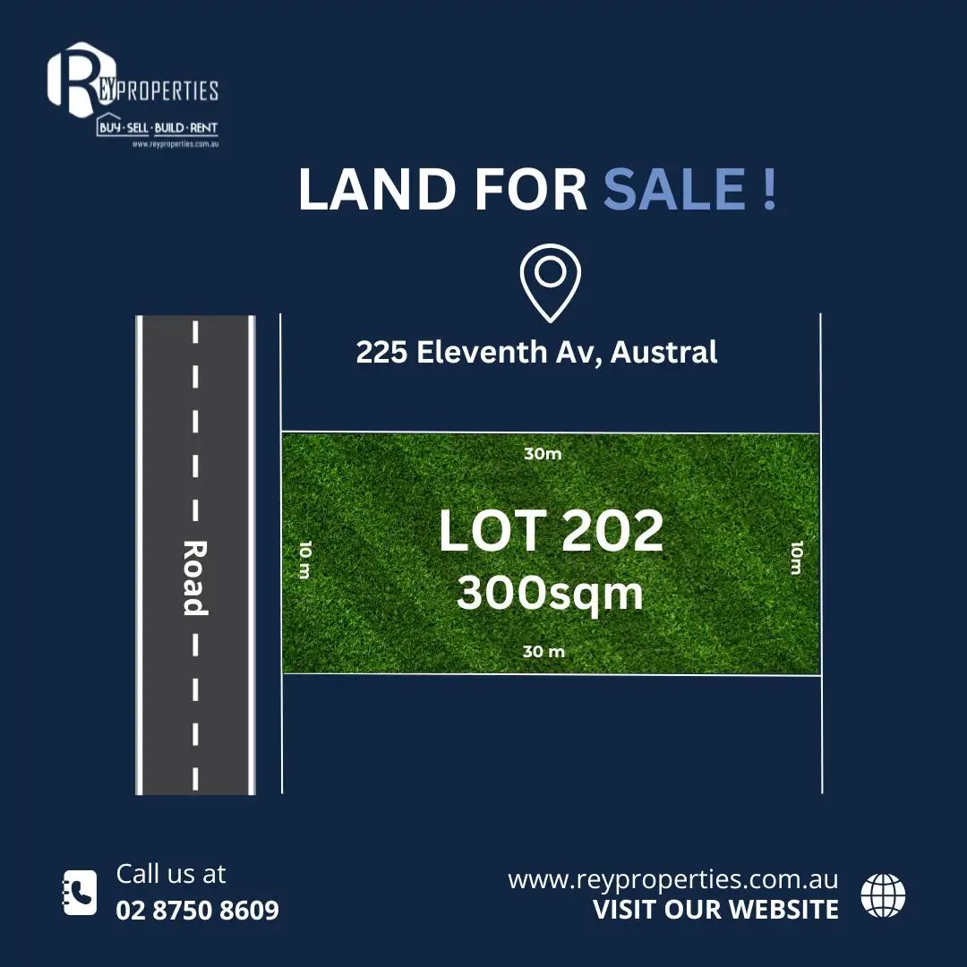 Main view of Homely land listing, LOT 202, 225 Eleventh Ave, Austral NSW 2179