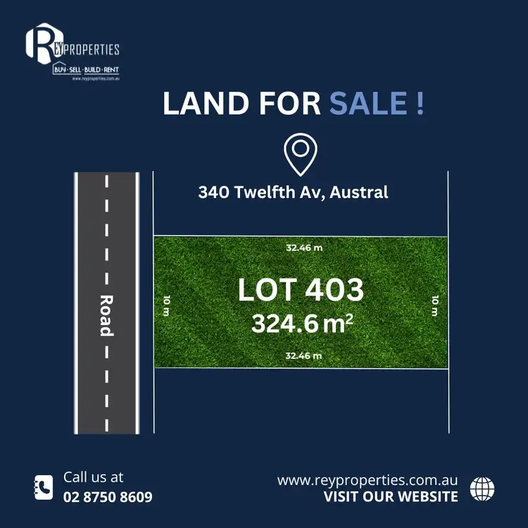 Main view of Homely land listing, LOT 403, 340 Twelfth Ave, Austral NSW 2179