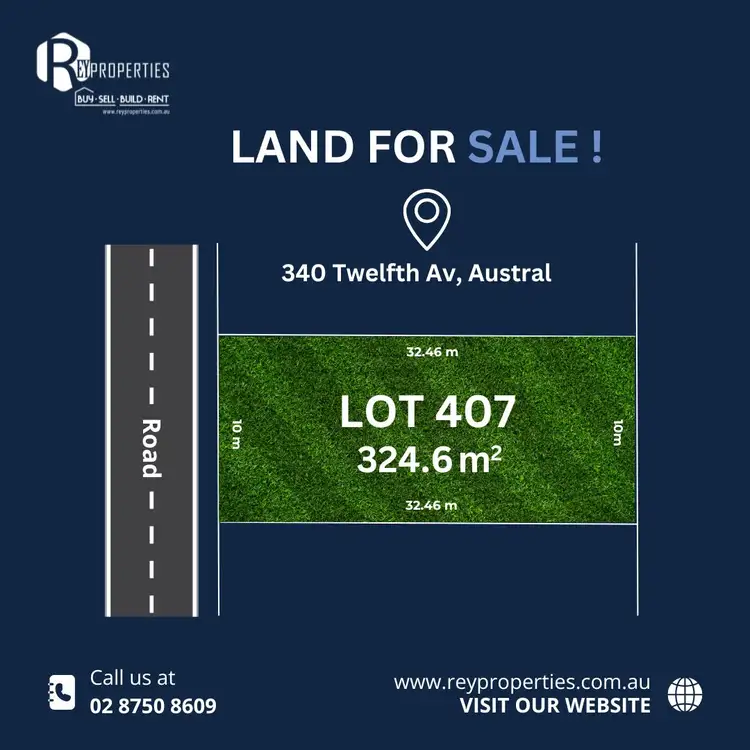 Main view of Homely land listing, LOT 407, 340 Twelfth Ave, Austral NSW 2179