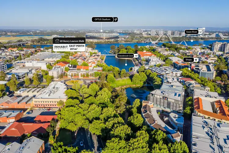 Fourth view of Homely townhouse listing, 69 Henry Lawson Walk, East Perth WA 6004