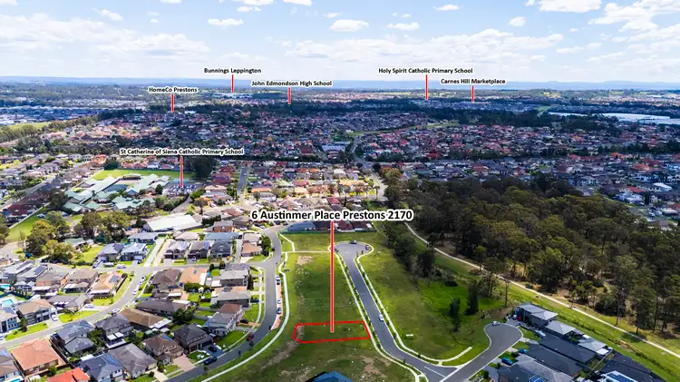 Fifth view of Homely land listing, 6 Austinmer Pl, Prestons NSW 2170
